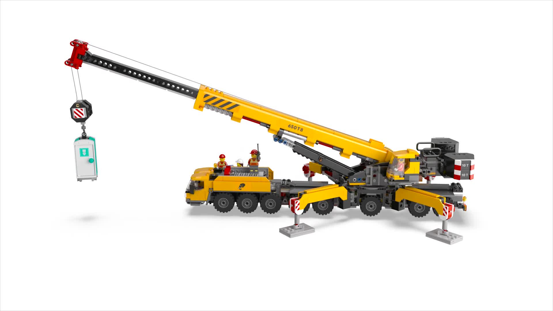 LEGO City 60409 La Grue De Chantier Mobile Jaune Lego Achat Prix