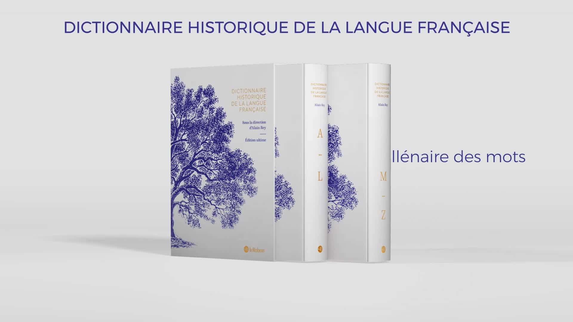 Dictionnaire Historique De La Langue Fran Aise Volumes Coffret