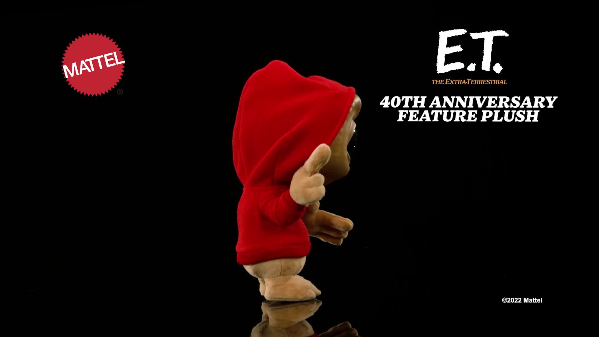 ET El extraterrestre Peluche 40 aniversario HMG04, E.T. MATTEL