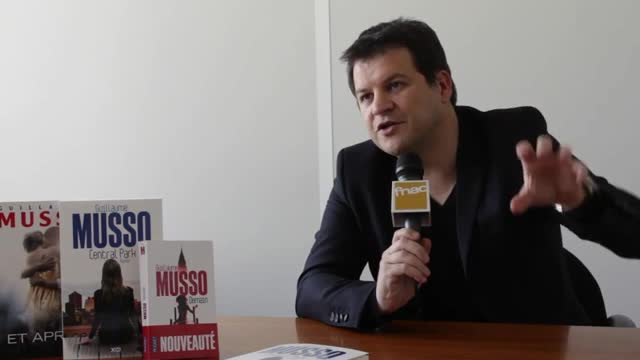 Interview de Guillaume Musso pour son roman "Central Park", en vidéo