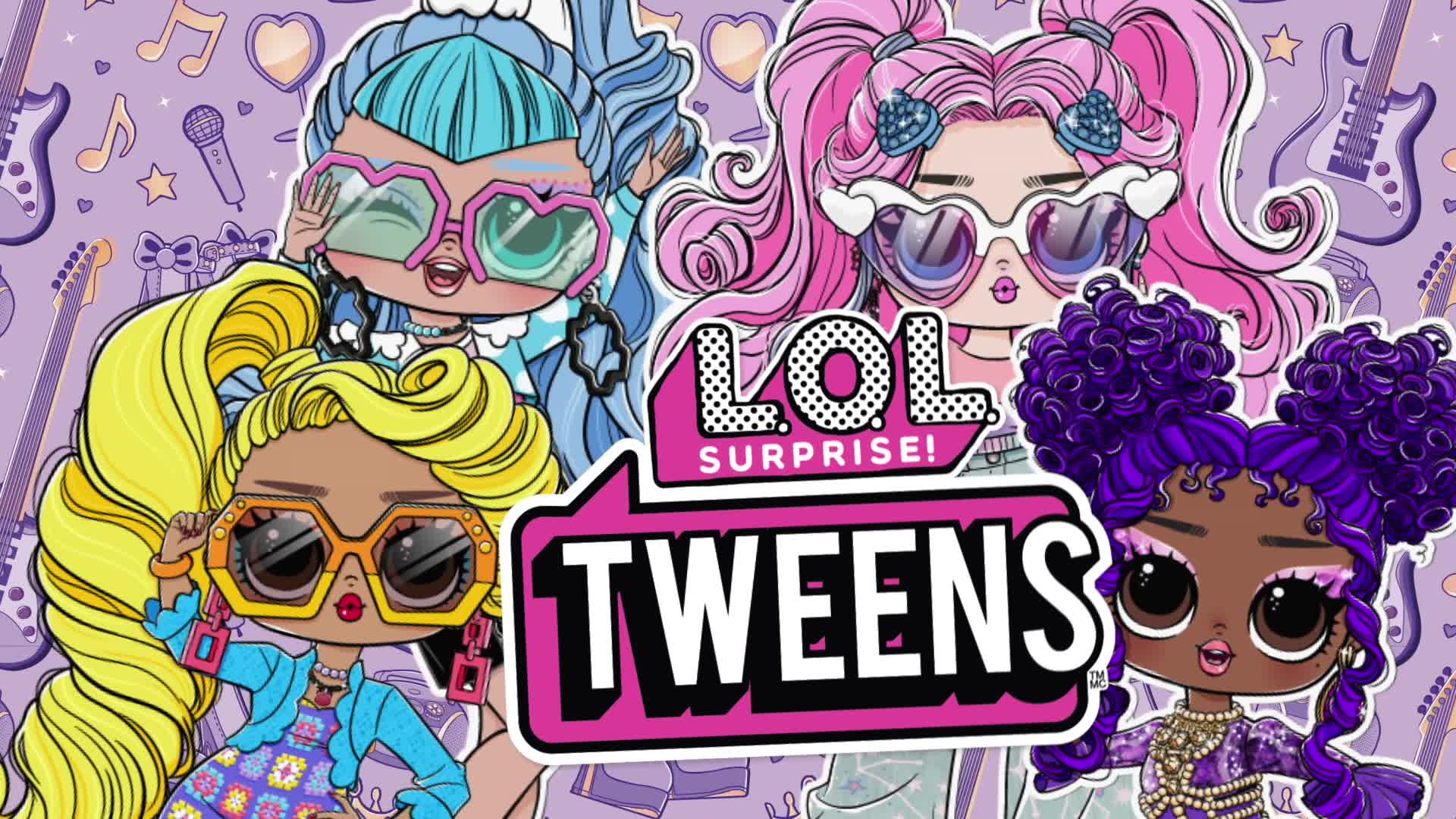 LOL Surprise Tweens neon - Poupée Mannequin L.O.L. Surprise!Pop Stars