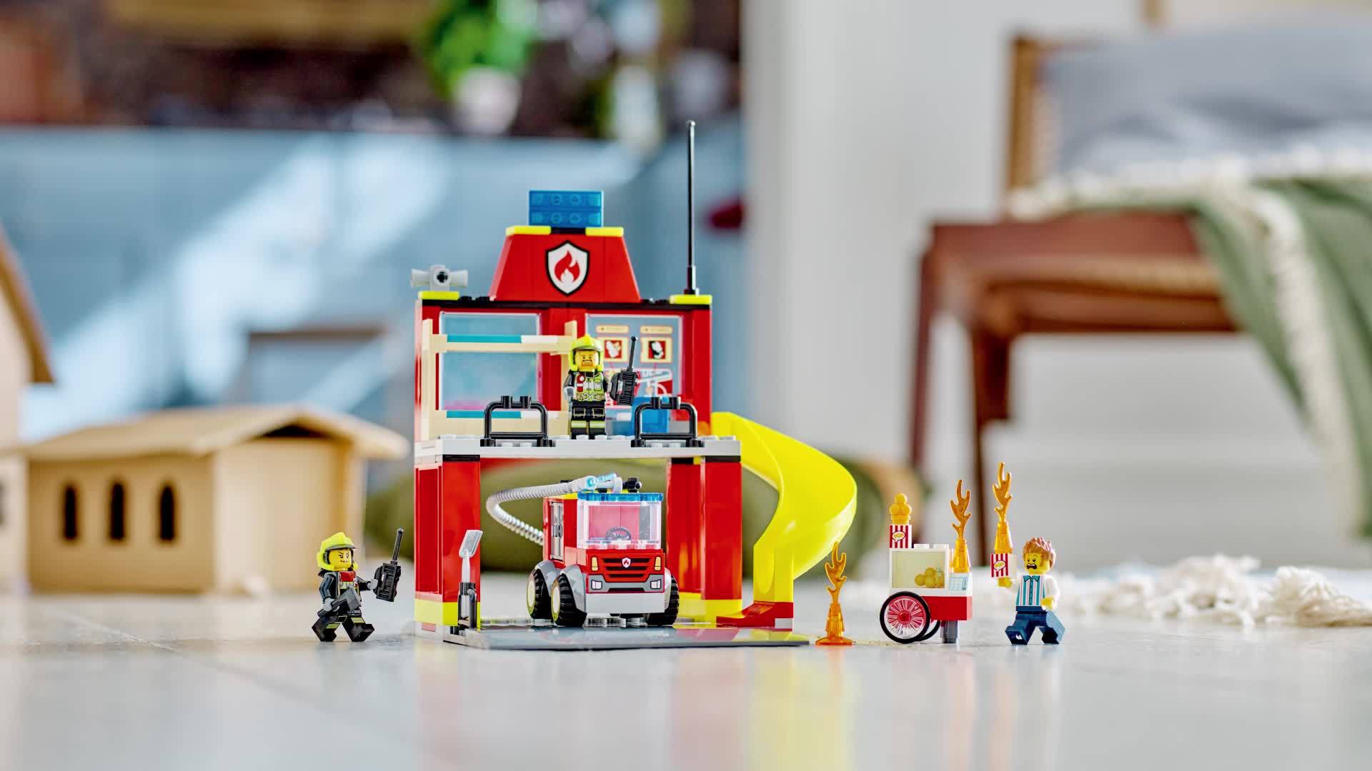 60375 La Caserne Et Le Camion Des Pompiers Lego® City - N/A - Kiabi - 34.69€