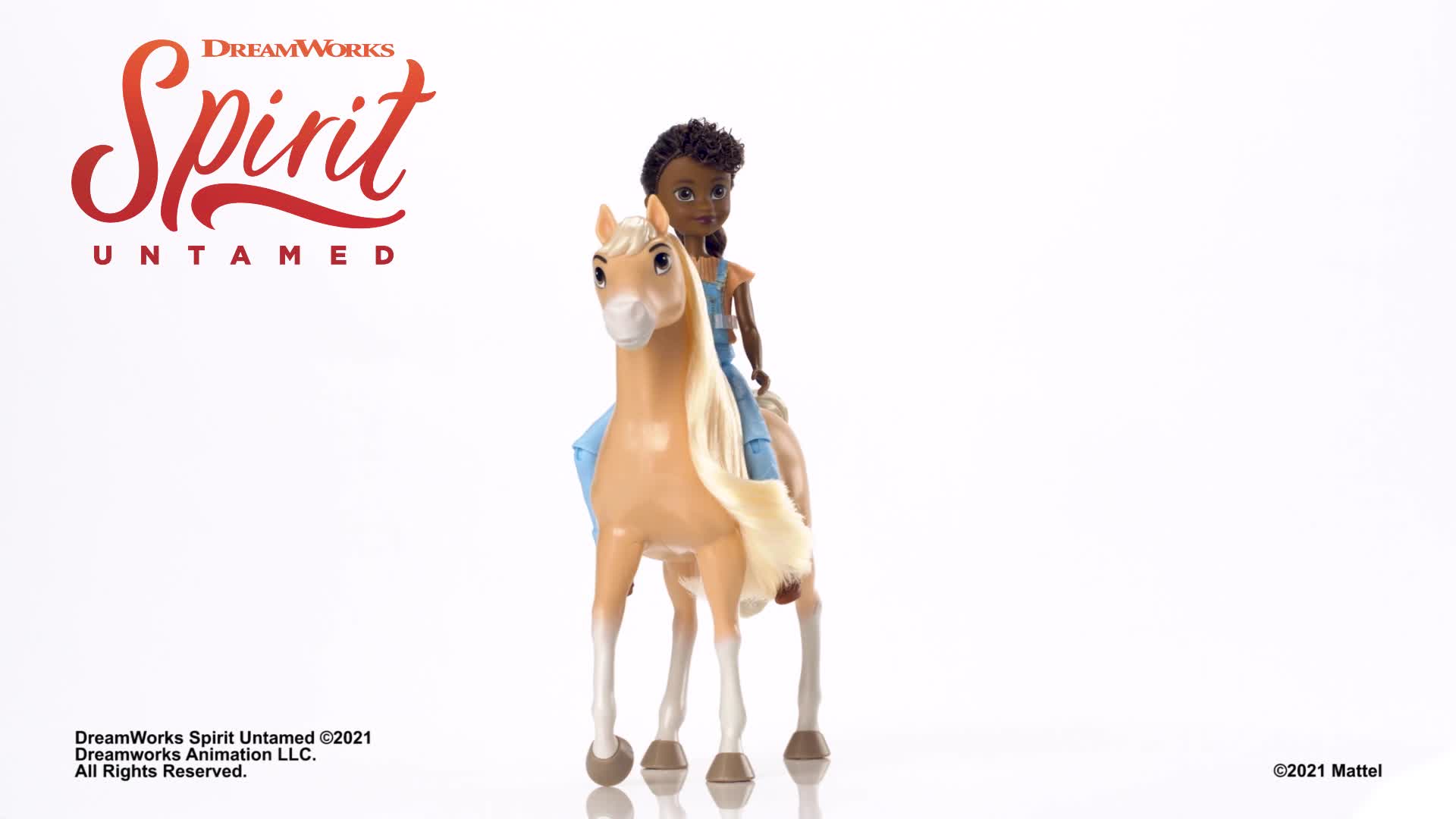 GXF22 jouet pour enfant ​Spirit Lindomptable poupée articulée Apo et figurine cheval Chica Linda à longue crinière pour rejouer les scènes du film 