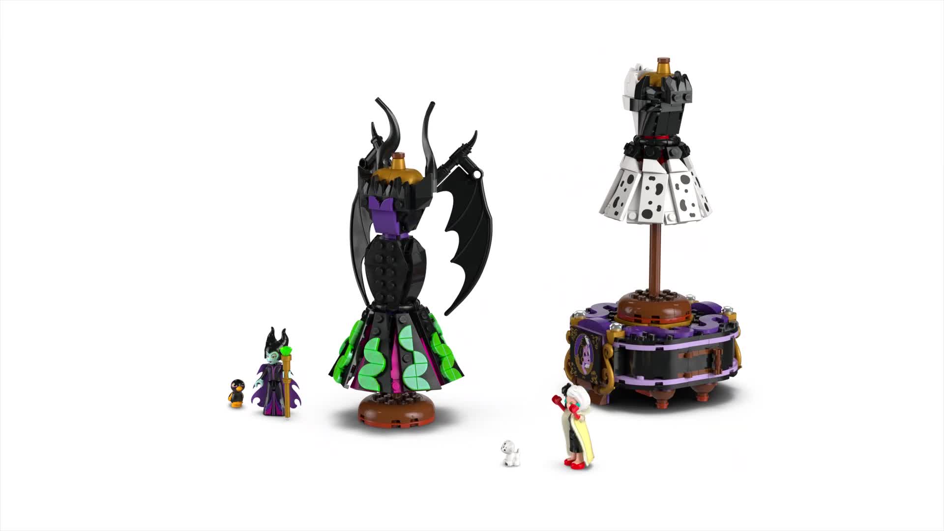 LEGO® Disney Classic 43262 Les robes de Maléfique et Cruella D’Enfer ...