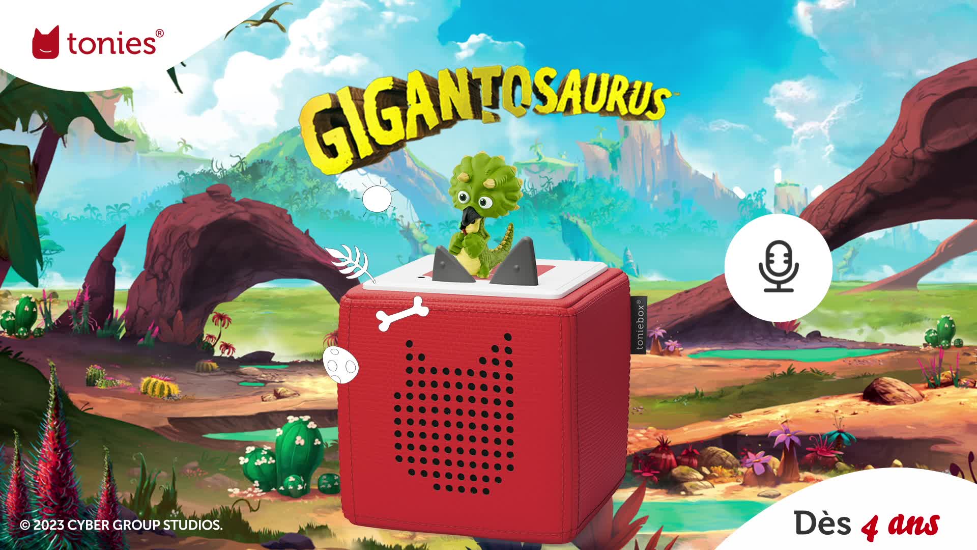 tonies Figurine Gigantosaurus : Rocky Personnage Tonie avec Histoire Audio  et chansons pour conteuse Toniebox, audioconte 4 Ans et Plus - boîte à  Histoires Vendue séparément : : Jeux et Jouets