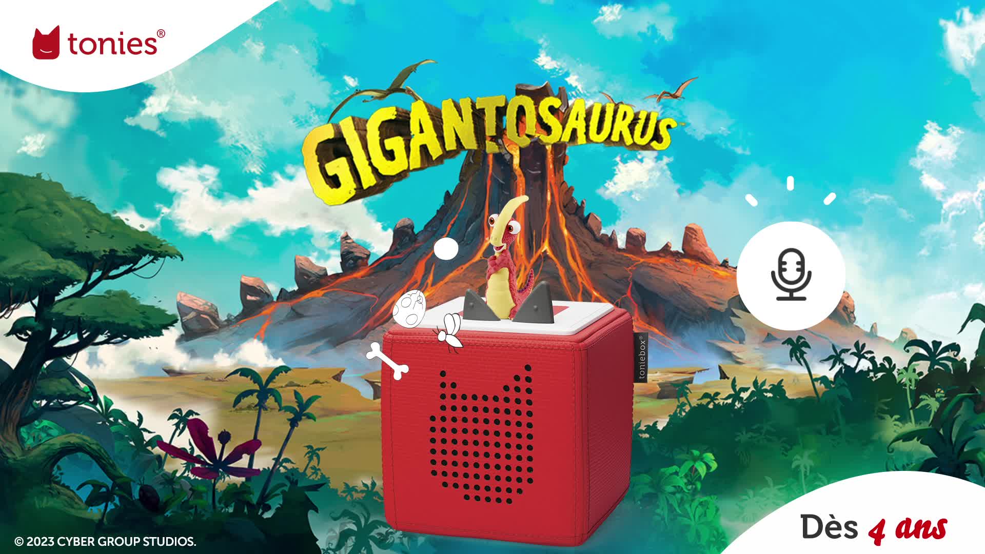 tonies Figurine Gigantosaurus : Rocky Personnage Tonie avec Histoire Audio  et chansons pour conteuse Toniebox, audioconte 4 Ans et Plus - boîte à  Histoires Vendue séparément : : Jeux et Jouets