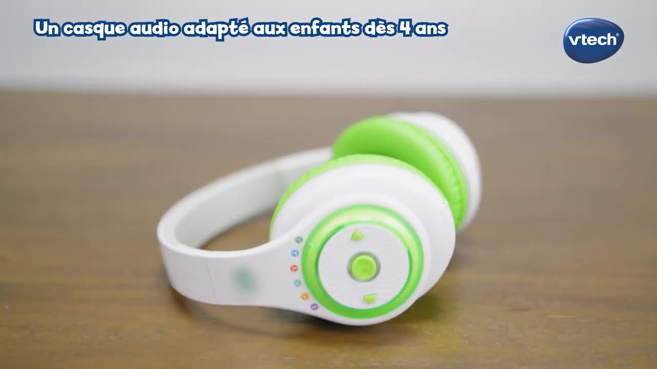 Casque Audio Interactif Pour Enfants - Vtech - Kidi Audio Max - Réglage Du  Volume Son à Prix Carrefour