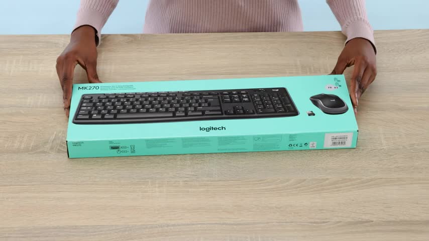 Logitech Ensemble clavier et souris sans fil Logitech MK270 - prix pas cher  chez iOBURO