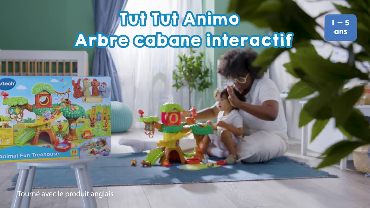 Vtech - Tut Tut Animo - Arbre cabane interactif - Jeux d'encastrement - Rue  du Commerce