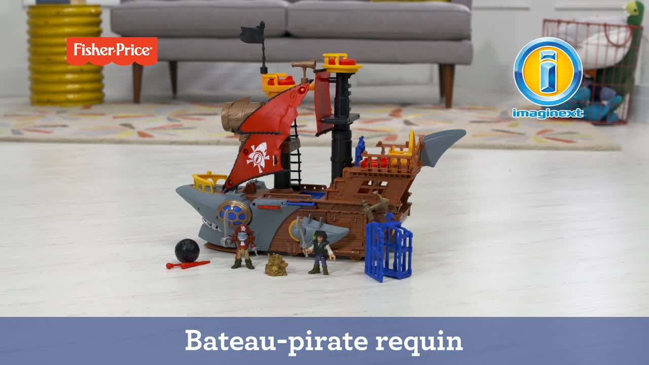 3 ans et Fisher FISHER-PRICE Imaginext Bateau Pirate Requin 