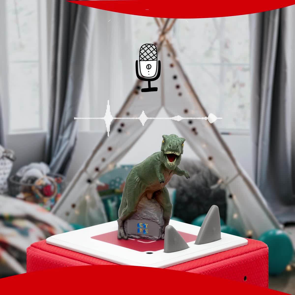 Figurine Tonie C'est Toujours Pas Sorcier - Les Dinosaures - 70min De Contenu Audio Éducatif - Pour Toniebox (Vendue Séparément)