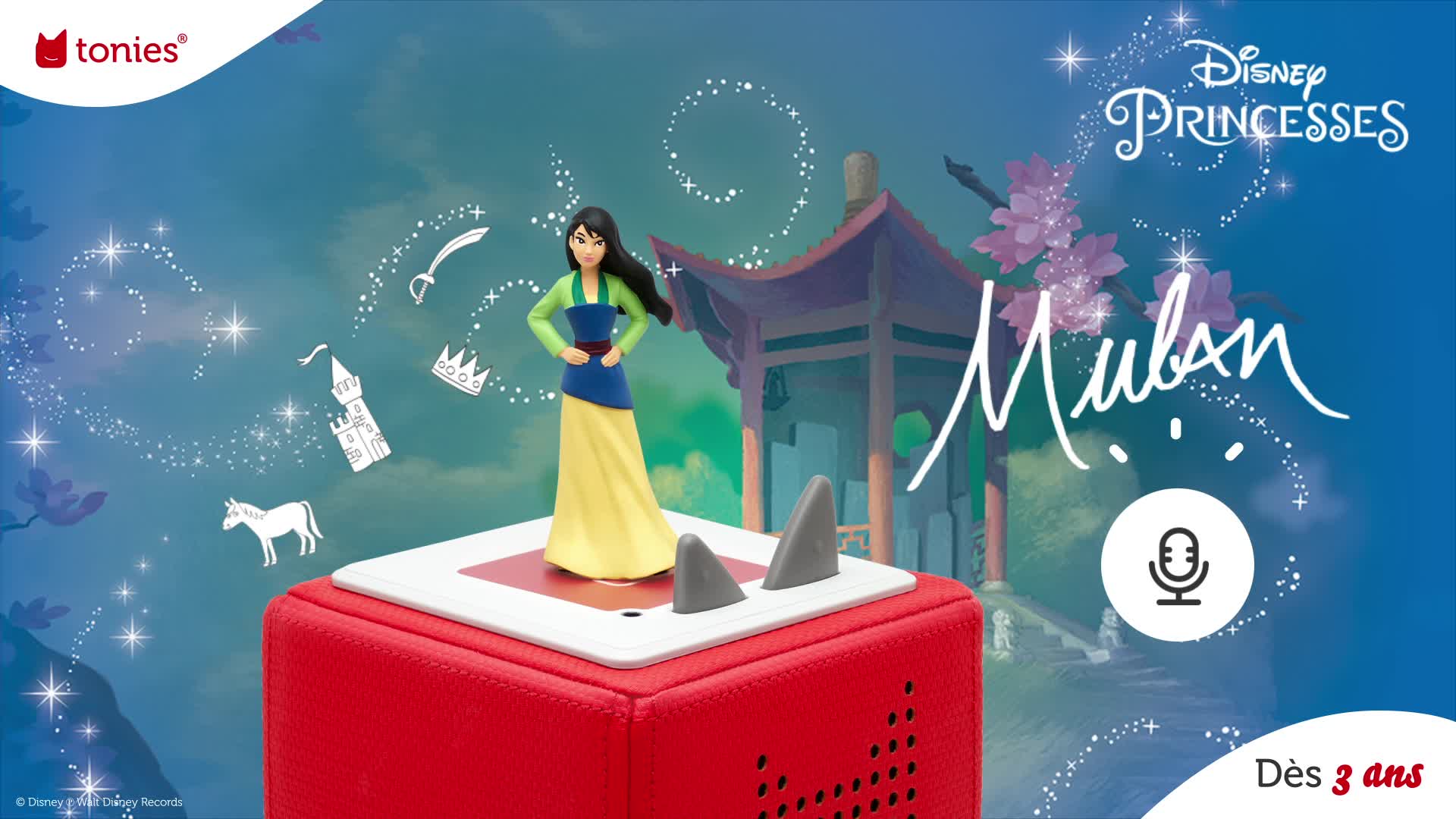 Tonies - Mulan (Disney Princesses) Boxine France : King Jouet