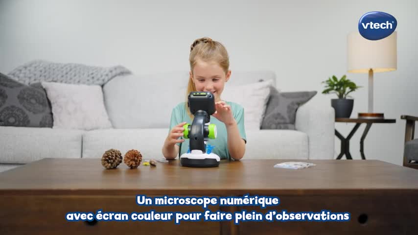 VTECH - GENIUS XL Microscope Vidéo Interactif, Microscope Enfant Avec Écran  Coul EUR 91,25 - PicClick FR
