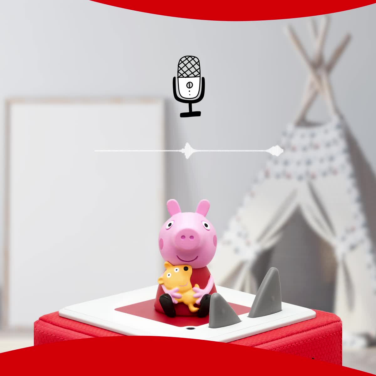 tonies Figurine Peppa Pig, Personnage avec Histoire Audio pour conteuse  Toniebox, audioconte 3 Ans et Plus - boîte à Histoires Vendue séparément