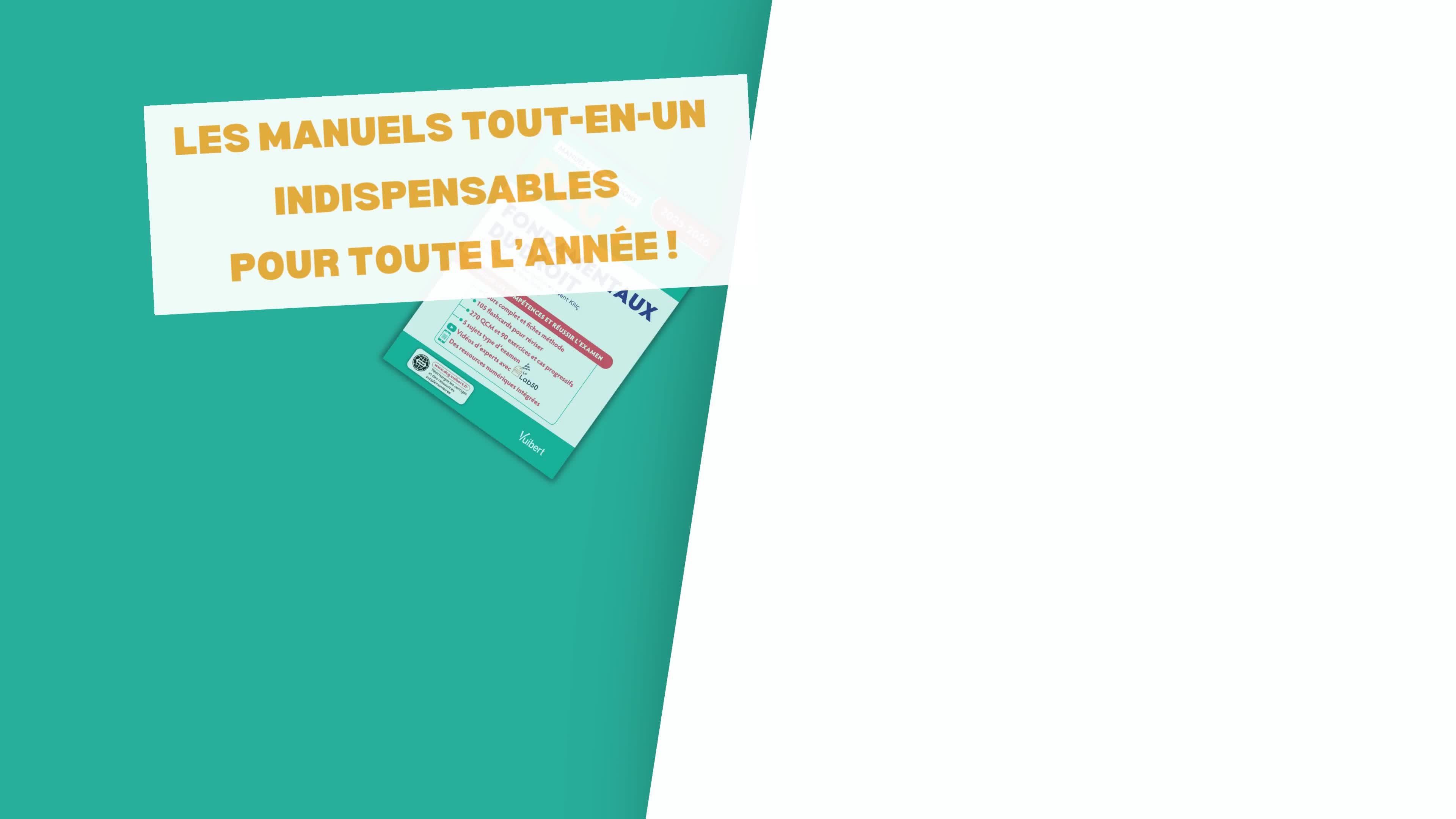 DCG 1 - Fondamentaux du droit : Manuel et Applications 2025-2026 ...