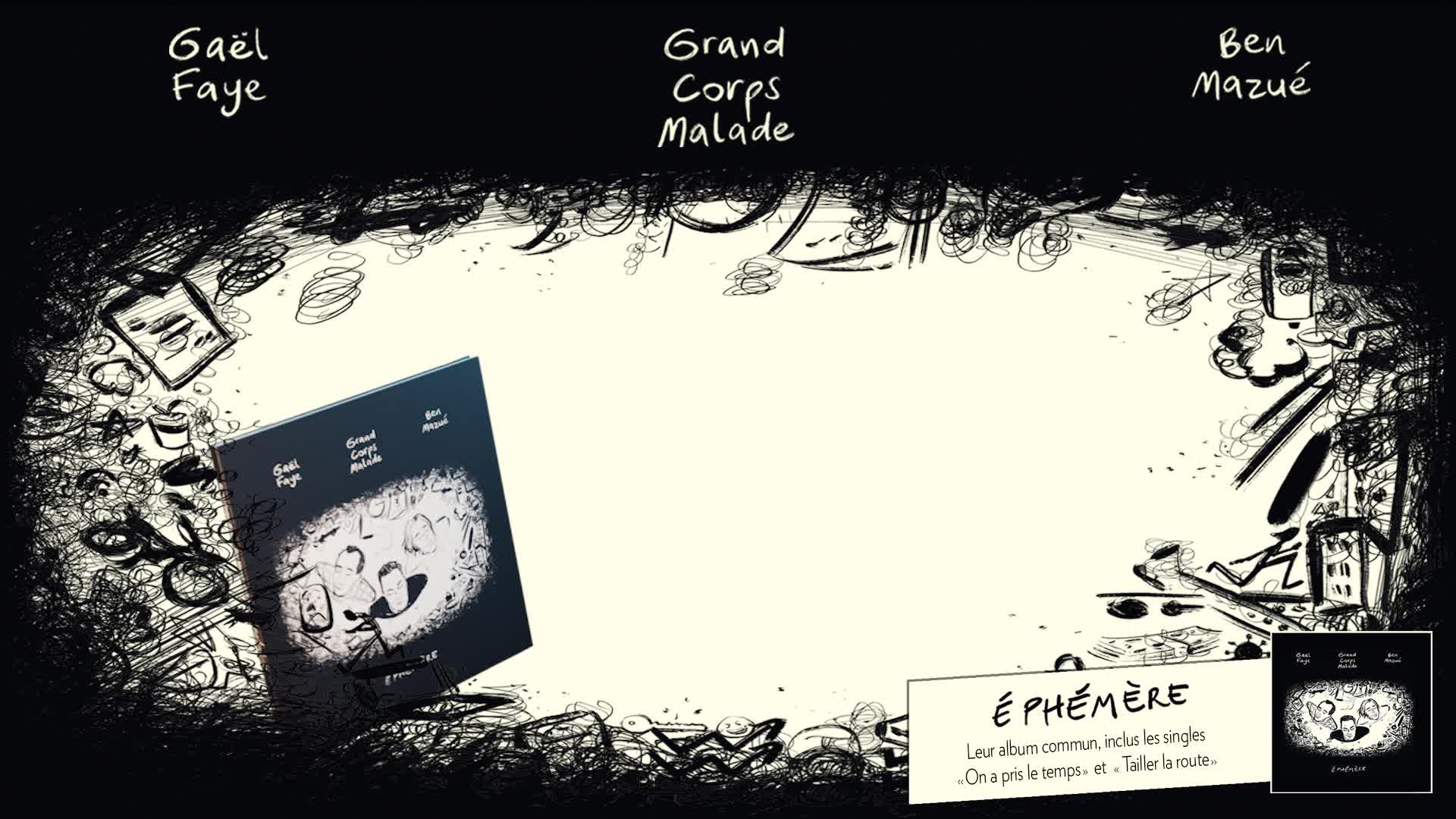 Éphémère : Le mini-album de Grand Corps Malade, Ben Mazué et Gaël Faye est  disponible !