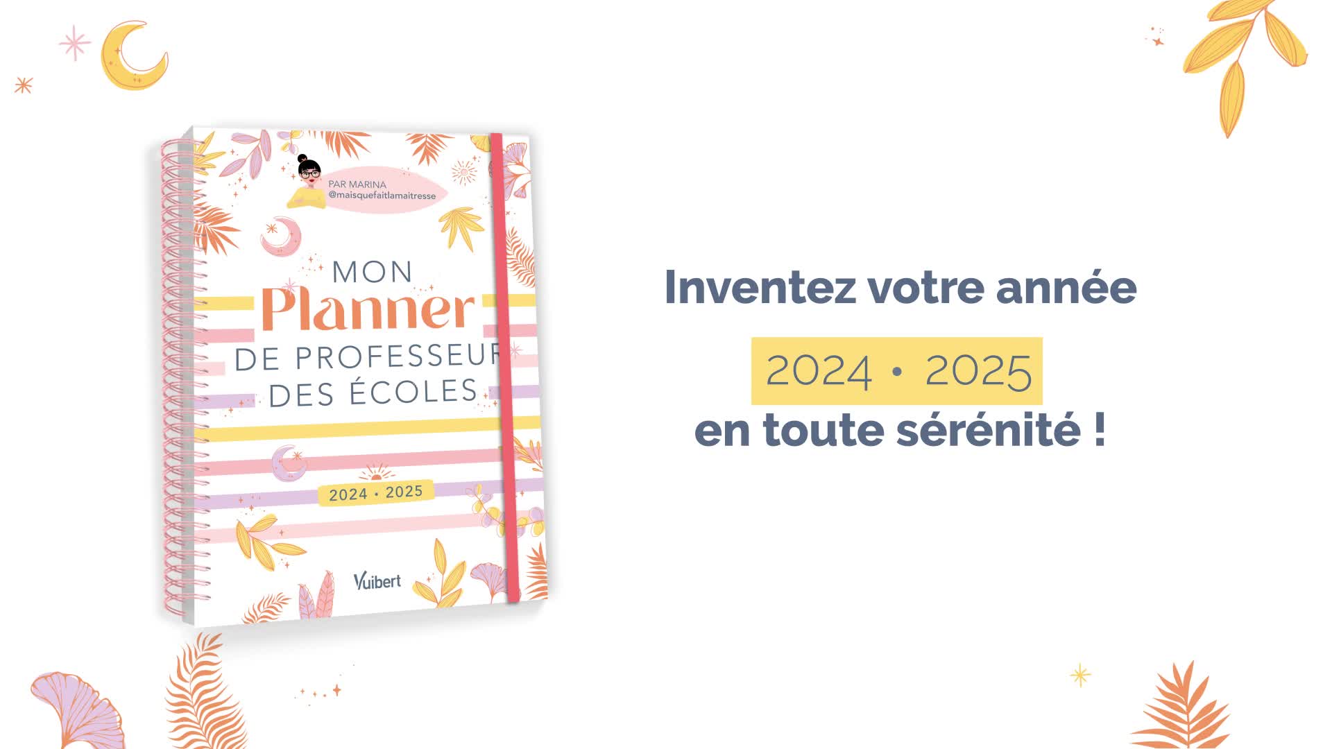 Mon Planner de professeur des écoles 2024/2025 Cahier journal, Suivi