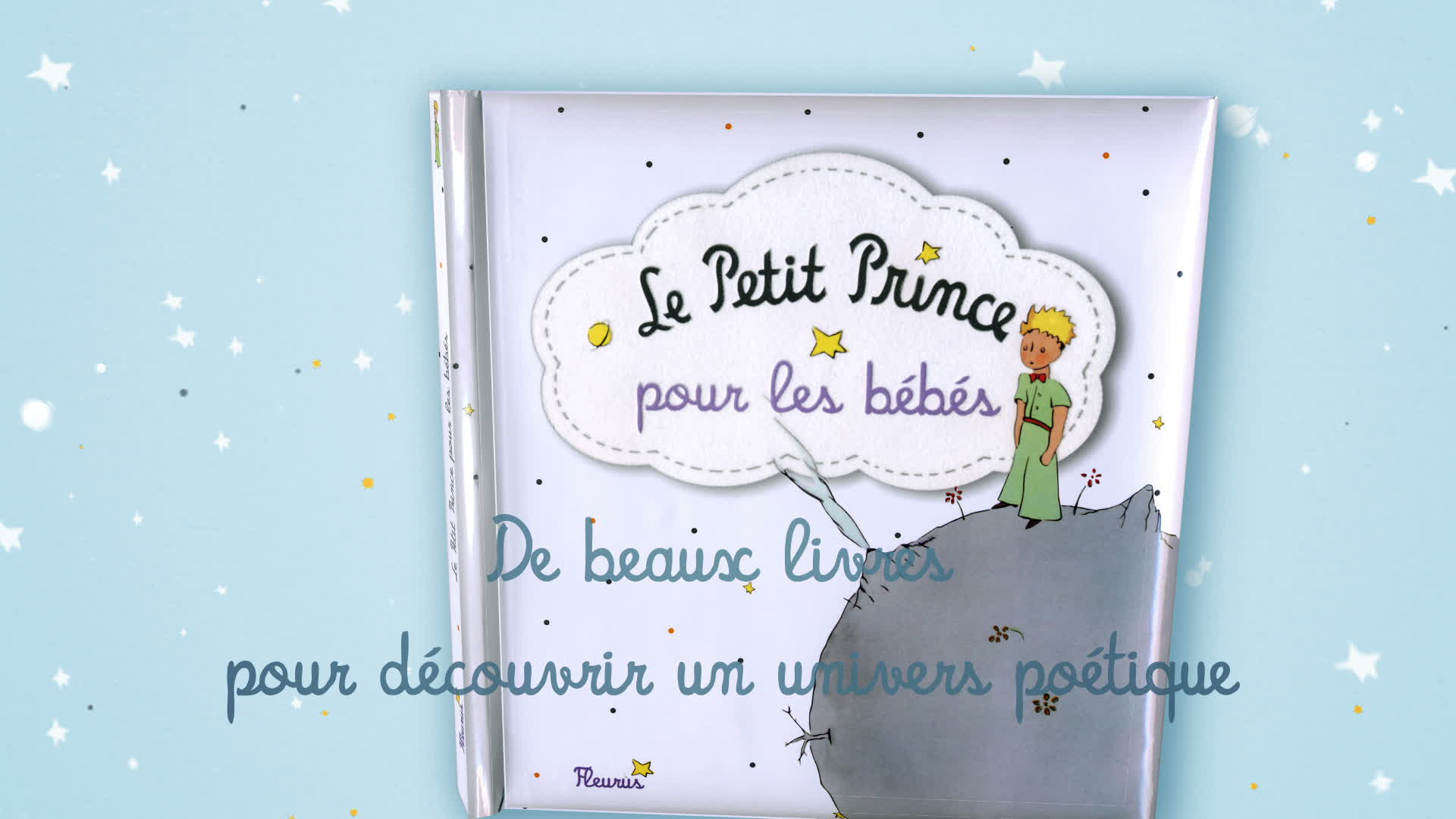 Le Petit Prince - Livre tissu - Le Petit Prince sous les étoiles (livre