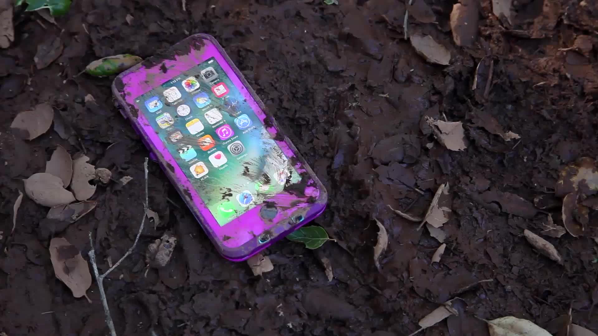 Autocollant skin pour coque lifeproof iPhone 7 Plus Free / violet rose